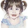 Lyrrian Portraits | Jilly 1991
Colored pencil portrait of Jilly on her 2nd birthday 
